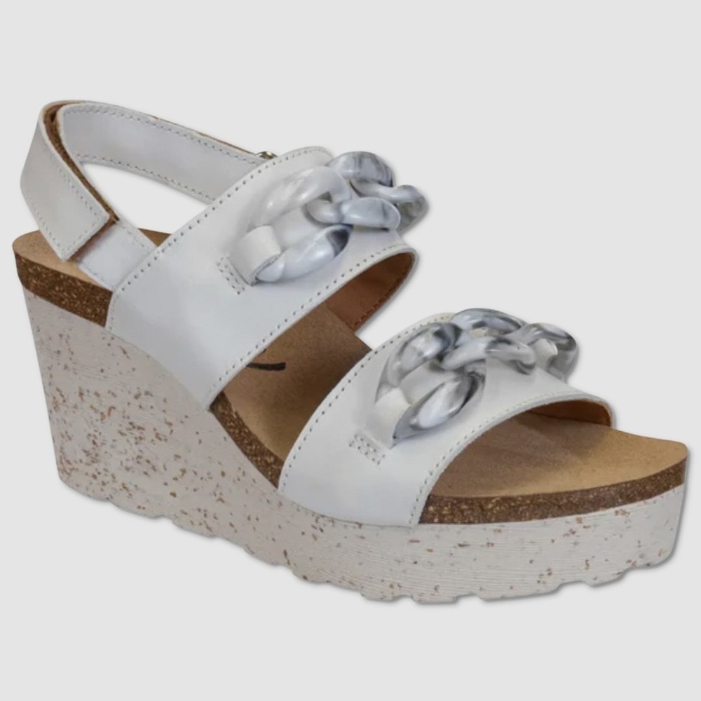 OTBT Fair Isle Platform Sandals - NWT Womens Size 8.5 Chamois - #49255-ZZ5 - Picture 1 of 4